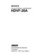 SONY HDVF-20A Manual de Servicio