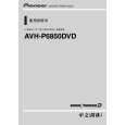 PIONEER AVH-P6850DVD/XUCN5 Manual de Usuario