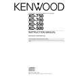 KENWOOD XD750 Manual de Usuario