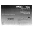 YAMAHA T-85 Manual de Usuario