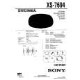 SONY XS7694 Manual de Servicio