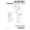 SONY LDI100SYL Manual de Servicio