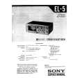 SONY EL-5 Manual de Servicio SONY EL-5 Manual de Servicio