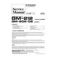 PIONEER GM20202 X1R/EW Manual de Servicio