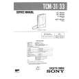 SONY TCM33 Manual de Servicio