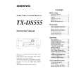 ONKYO TXDS555 Manual de Usuario