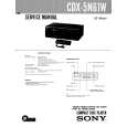 SONY CDX5N61W Manual de Servicio