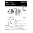 KENWOOD KFC1661 Manual de Servicio
