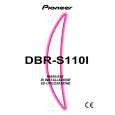 PIONEER DBR-S110I Manual de Usuario