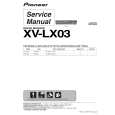 PIONEER XV-LX03/WSXJ5 Manual de Servicio