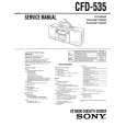 SONY CFD535 Manual de Servicio