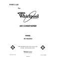 WHIRLPOOL AC1052XS1 Catálogo de piezas