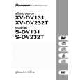 PIONEER XV-DV232T/NTXJ Manual de Usuario