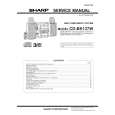 SHARP CDBK137W Manual de Servicio