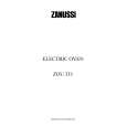 ZANUSSI ZOU331W Manual de Usuario