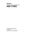 SONY ADI-1150C Manual de Servicio