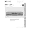 PIONEER PDR-V500/KU/CA Manual de Usuario