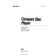SONY CDPX707ES Manual de Usuario SONY CDPX707ES Manual de Usuario