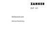 ZANKER ZKF110 Manual de Usuario