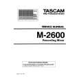 TEAC M-2600 Manual de Servicio