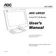 AOC LM520 Manual de Usuario