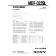 SONY MDRQ22SL Manual de Servicio