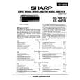 SHARP RT160E/S Manual de Servicio SHARP RT160E/S Manual de Servicio
