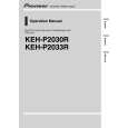 PIONEER KEH-P2030R/XM/EW Manual de Usuario