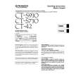PIONEER CT-S710 Manual de Usuario
