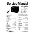 TECHNICS SAX800L Manual de Servicio