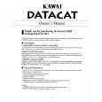 KAWAI DATACAT Manual de Usuario
