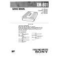 SONY XM801 Manual de Servicio