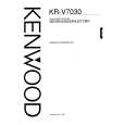 KENWOOD KR-V7030 Manual de Usuario