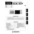 PIONEER CA-X7 Manual de Usuario