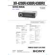 SONY XR4300RX Manual de Servicio
