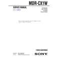 SONY MDRCX1W Manual de Servicio