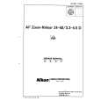 NIKON AF ZOOM-NIKKOR 24-50MM F/3.3-4.5D Manual de Servicio