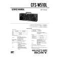 SONY CFSW510L Manual de Servicio