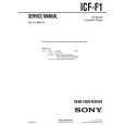 SONY ICFF1 Manual de Servicio