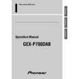 PIONEER GEX-P700DAB/EW Manual de Usuario