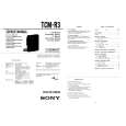 SONY TCMR3 Manual de Servicio