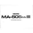 MICRO SEIKI MA-505MKIII Manual de Usuario