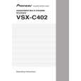 PIONEER VSX-C402-S/NVXU Manual de Usuario