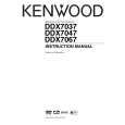 KENWOOD DDX7037 Manual de Usuario