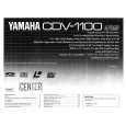 YAMAHA CDV-1100 Manual de Usuario