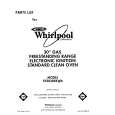 WHIRLPOOL SF3020ERW6 Catálogo de piezas