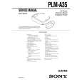 SONY PLMA35 Manual de Usuario