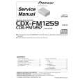 PIONEER CDX-FM1257/XN/ES Manual de Servicio
