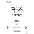 WHIRLPOOL SC8630EXW1 Catálogo de piezas