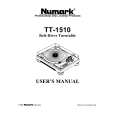 NUMARK TT-1510 Manual de Usuario